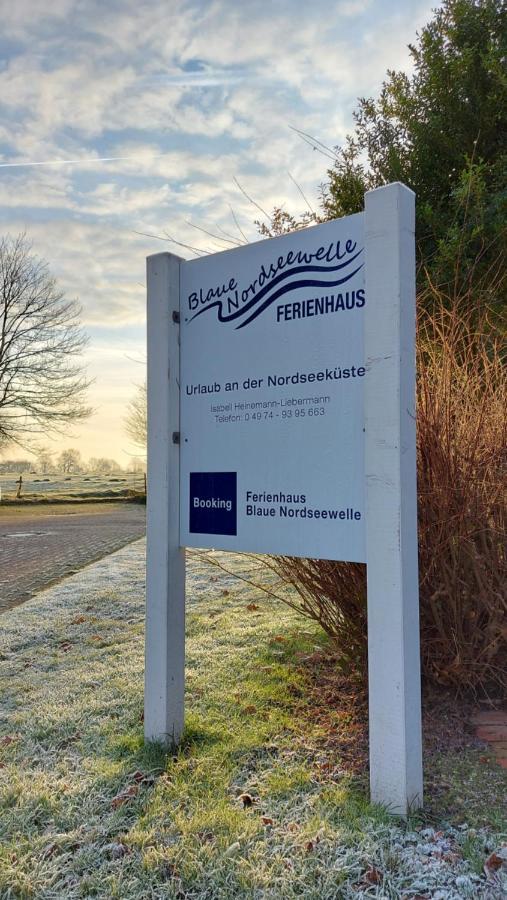 Ferienhaus Blaue Nordseewelle Esens Exterior foto